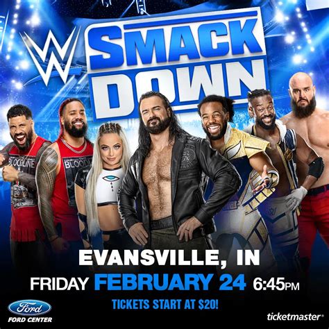 WWE: Smackdown Hershey Tickets - Tickets 2024-2024 - Schedule!