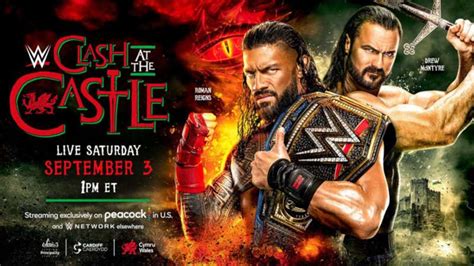 WWE Clash at the Castle Live Stream: Start Time, Match Card, How To