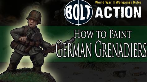 WWII German Heer Grenadiers Painting Guide - Paint All The …