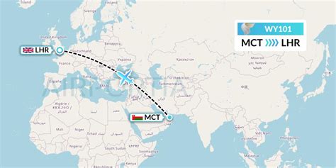 WY101 (Muscat to London) Flight Status - PlaneMapper