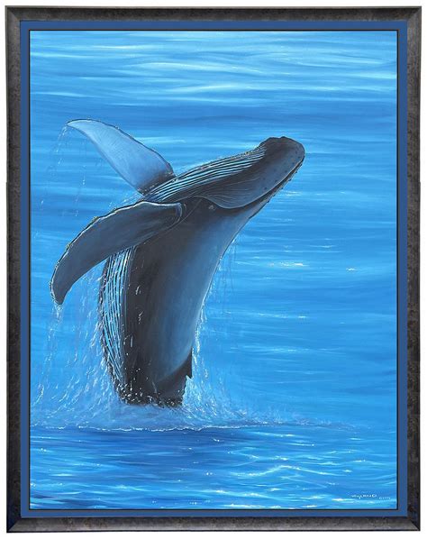 Wyland- Original Painting on Canvas "Abstract" - balustradellc