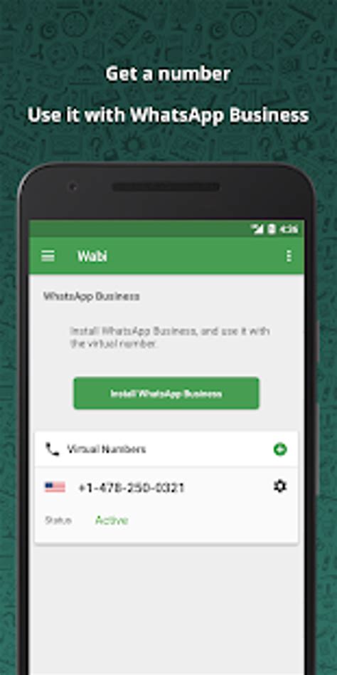 Wabi Virtual Number for WhatsApp Business APK Download for Android 