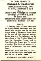 Wachowski funeral home.  Wachowski on this permanent online memorial.  ...