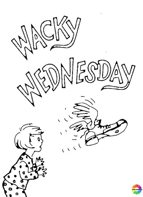 Wacky Wednesday Coloring Shee