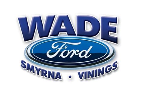 Wade ford. Explore a wide range of Ford commercial work trucks and vans at Wade Ford. Find the perfect vehicle for your business needs in Smyrna, GA, and nearby areas. Wade Ford. 3860 South Cobb Drive Smyrna, GA 30080-5537 Sales: 770-637-3942. Service: 770-525-0198. Parts: 706-948-6284 ... 