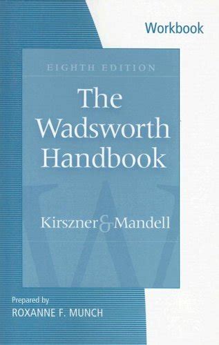 Wadsworth handbook 8e instructors edition by kirszner. - Legend of the bluish stone, the.