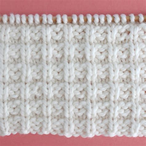 Waffle Knit Stitch Pattern with Video Tutorial Studio Knit
