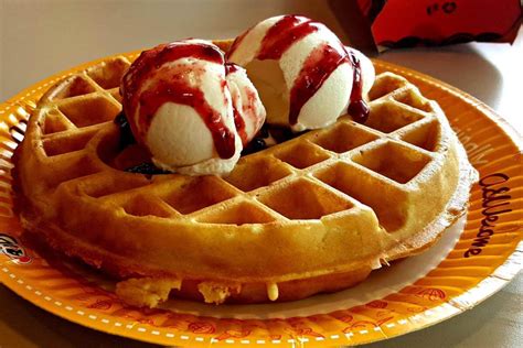 Cost for two: INR 350. Location: 14, Chander Lok, Near Chunmun Mall, Pitampura, New Delhi. 3. The Belgian Waffle & Co. If you love desserts especially waffles, then head over to this place because they have lots of variety like pizza waffles, baked beans and cheese waffles, charcoal banana, and many more.. 