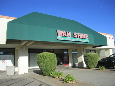 Wah shine vacaville. Vacaville. Wah Shine; Get to the top of the directory by claiming your business! Wah Shine Claim Business. 4.6 Google Review. Direction Bookmark. 145 Peabody Rd, Vacaville, California, 95687, United States (707) 448-0785. Update Business Info | Add Verified Info. Read our review guideline ... 