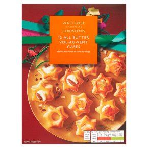 Waitrose Christmas 12 All Butter Vol-au-Vent Cases