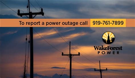 Wake forest power outage. Guide to Wake Forest; Nextdoor; Our Town; Phone Notification System. Blackboard Connect FAQs; Public Records; Severe Weather. Important Contact Information; Repairing Power Lines; Reporting Power Outages; Severe Weather Updates; Hurricane Preparation; Weather Line; Winter Weather. Contact Information; If the Power Goes Out; If Your Pipes Freeze ... 