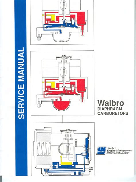 Walbro service manual for wyc carb. - Eureka pet lover lite vacuum manual.