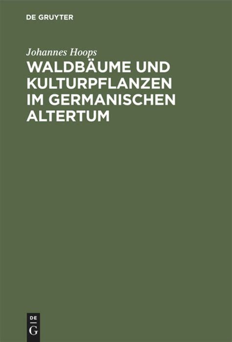 Waldbäume und kulturpflanzen im germanishcen altertum. - Guida di studio scritta vocale ccie.