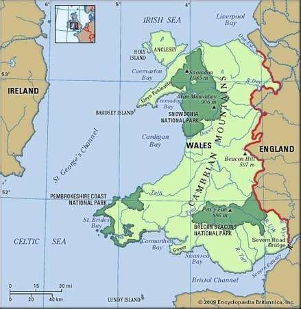 Wales History, Geography, Facts, & Points of Interest