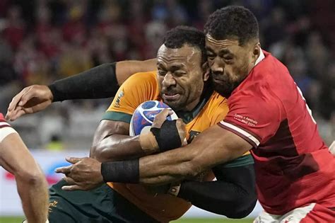 Wales qualifies for Rugby World Cup quarterfinals by crushing Australia 40-6