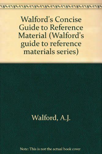 Walfords guide to reference material by anthony chalcraft. - Censo biblio-hemerográfico de salvador de la plaza.