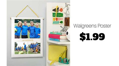 Walgreens: $2.75 11×14 Poster Prints with FREE Store Pick Up *HOT DEAL / All / Photo Printing Sites / Walgreens January 15, ... Whatever you want a poster of, now is the time to get it! 11×14 Poster Prints (regularly $10.99) are just $2.75 with code BIGWALL75. Upload your photo and enter the code BIGWALL75 to drop the price down to $2.75. At .... 