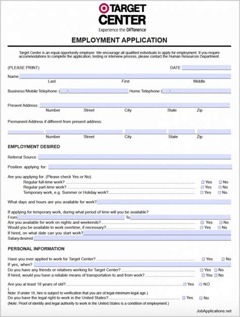 Walgreens Printable Job Application
