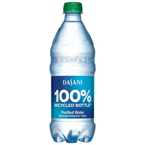 DASANI is a bottled water that's designed to make a difference. This is hydration redefined. Contains: Does Not Contain Any of the 9 Major Allergens. State of Readiness: Ready to Drink. Form: Liquid. Package Quantity: 1. Net weight: 20 fl oz (US) Beverage container material: Plastic. TCIN: 12959284..