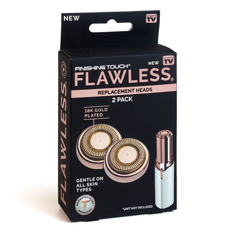Razor Replacement Heads fit for Flawless Nu Razor, Finishing Touch Razor for Women, Hair Remover Replacement Head, Rose Gold Plated Body Replacement Head (2 Count) 4.1 out of 5 stars 33 2 offers from $11.97. 