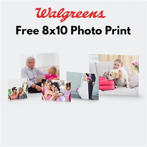 Walgreens offers a 8" x 10" Photo Print for Free w
