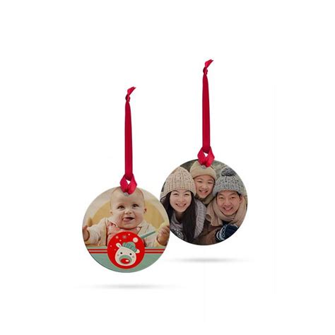Walgreens photo ornament. As low as $1.50 each. Baby's 1st Christmas. red Color. blue Color. Load more. We'd love to hear from you! Submit feedback. Make your Baby First Christmas with photos displaying your favorite family moments. Design and create unique custom Baby First Christmas online. 