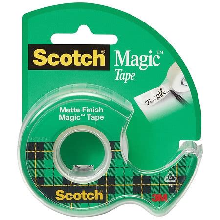 Shop Packaging Tape and read reviews at Walgreens. Pickup & Same Day Delivery available on most store items. Skip to main content Extra 15% off $35&plus; sitewide with code MAR15 ... Scotch Magic Tape .75 in x 90... 1 ea (906) reviews. $5.29. Buy 1, Get 1 50% OFF. Savings. Scotch Gift Wrap Tape, 3/ 4 i... 3 EA (248) reviews. $5.29. Buy 1, …. 