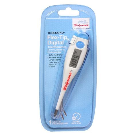 Walgreens thermometer instructions. between the thermometer and the person or object. The thermometer measures body temperature from approximately 0.5” – 1” from the forehead, making it less invasive and threatening than other thermometers, as well as more sanitary. It can even be used when the patient is sleeping. This thermometer also measures the temperature 