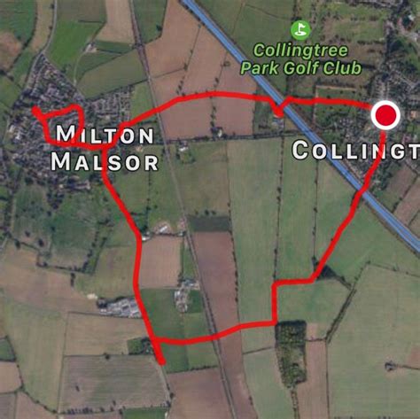 Walk 99: Collingtree & Milton Malser Circular: Max’s Morning Walk