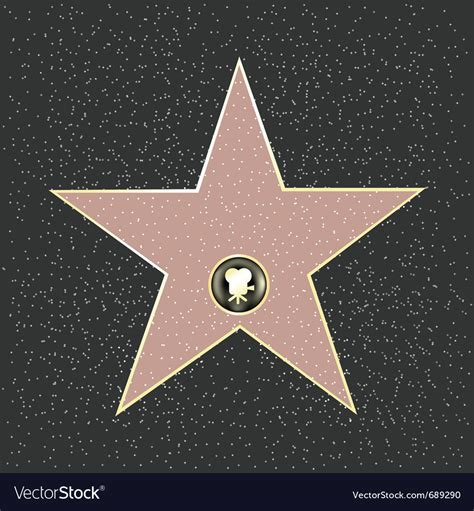 Walk Of Fame Royalty Free Vector Image Vectorstock
