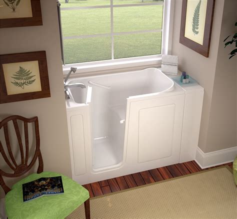 Walk in tub cost. This tub is designed for people of all ages, especially older adults. The water jets are integrated with the seat for a complete body massage. Also, an ... 