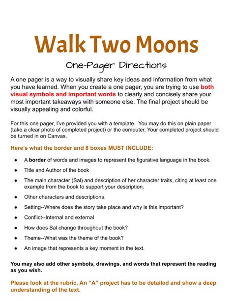 Walk two moons study guide answers. - Kia besta 2 7 repair manual.
