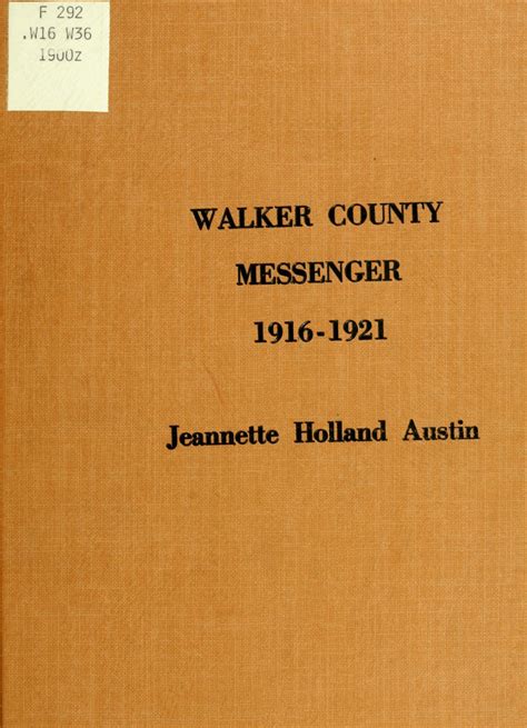 Walker  Messenger Anshan