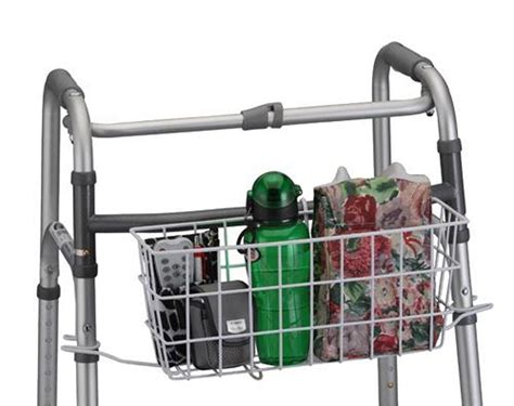 Walker basket walmart. The Supregear Walker Bag with Cup Holder is a water-resistant pouch designed for wheelchairs, rollators, and scooters. This folding accessory basket offers convenient storage, easy access, and protection for personal items. 