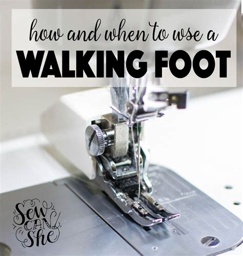 Walking foot sewing machine.  Make sewing easier with a walking foot sewing machine...