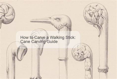 Walking stick carving patterns.  How to Carve a Walking Stick: Cane Carving Guide: For ...