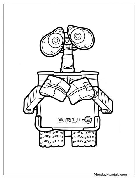 Wall E Coloring