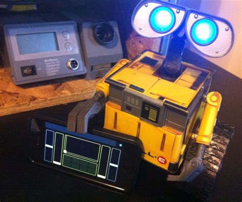 Wall E Toy Robot Mod Adds Voice Recognition Proximity Sensors