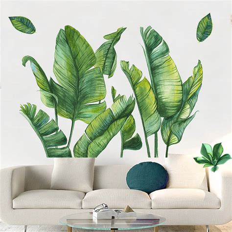 Wall Leaf Decals - Etsy