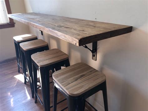 Wall Mounted Bar Table