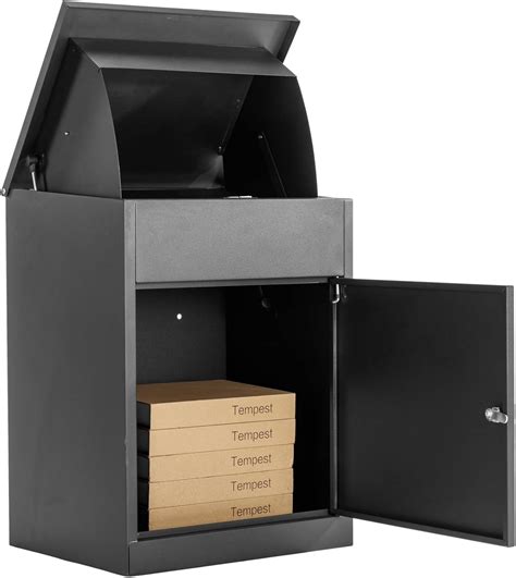 Wall mounted mailbox. 8in, Porch Package Drop Box at Walmart.  Our angled m...