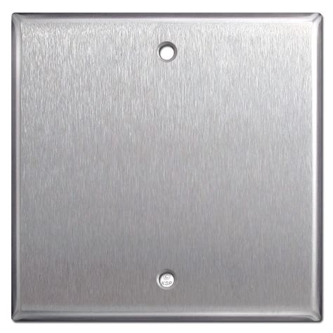 Extension Frames: Kyle's wall plate extension frames can be used behind any standard sized plate to enlarge the overall dimensions of it to 6" x 4", 6" 6", or 6" x 8". (Standard single-gang sized wall plates are 4.5" high by 2.75" wide and oversized wall switch plates are 5.5" H x 3.5" W.) Available in polished gold or brushed nickel silver ...