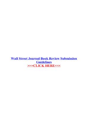 Wall street journal book review submission guidelines. - The complete visual c programmers guide from the authors of c corner.