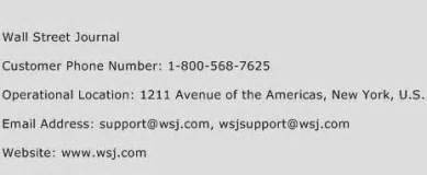Wall street journal circulation telephone number. 17 thg 5, 2010 ... One last thing: When I called Dow Jones customer service to cancel my WSJ.com subscription, the response was, simply, "OK, thanks." HUH? You're ... 