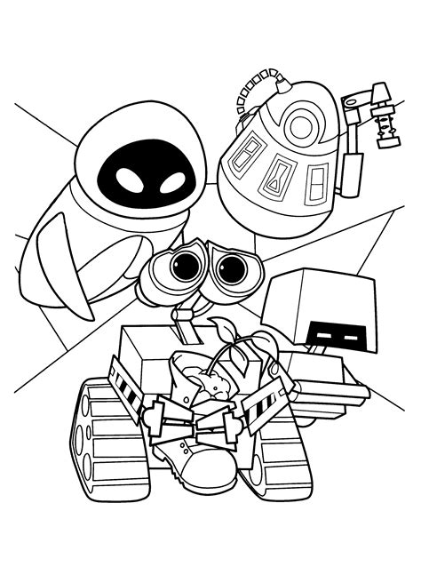 Walle Coloring Book