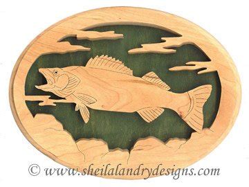 Walleye Fish Pattern Free Scroll Saw Patterns