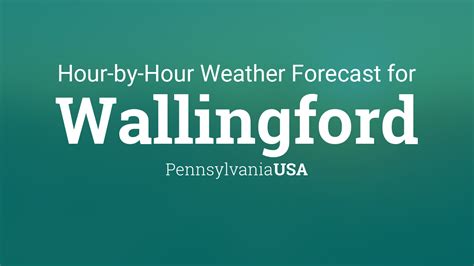 Wallingford hourly weather. TOMORROW’S WEATHER FORECAST. 10/11. 70° / 45°. RealFeel® 72°. Sunshine and pleasant. 