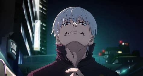 Wallpaper Toge Inumaki, tattoo, Jujutsu Kaisen, white hair, zipper