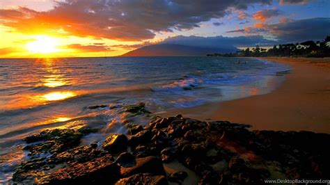 Wallpapers Maui Sunset World