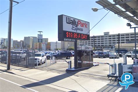 WallyPark. 9700 Bellanca Avenue, Los Angeles • 0.1 mi. 4.1. 18 Ratings. Discount price $14.95. $14.95. Parking at WallyPark LAX Premier Garage. Book Online.. 
